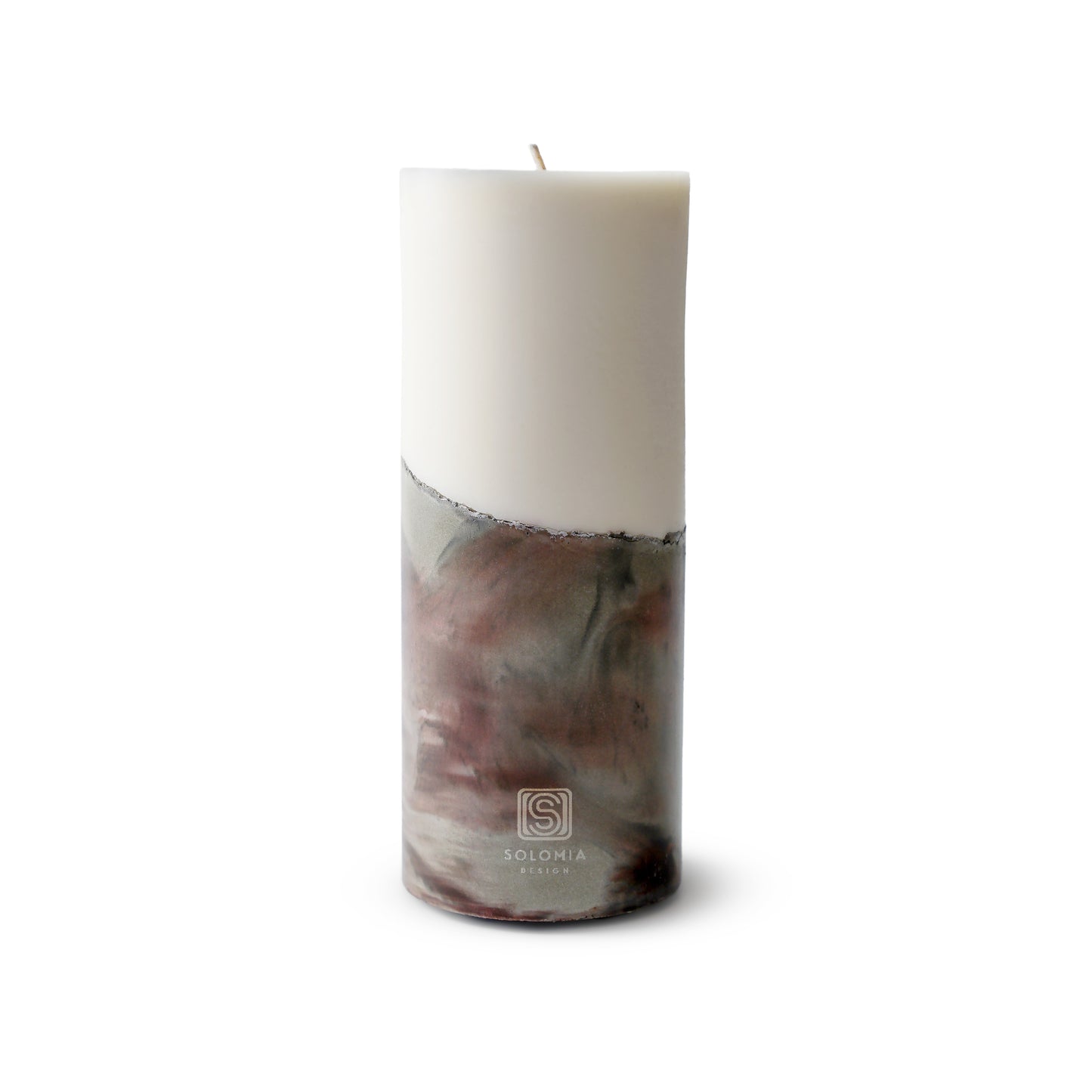 Concrete Brown Designer Candle M