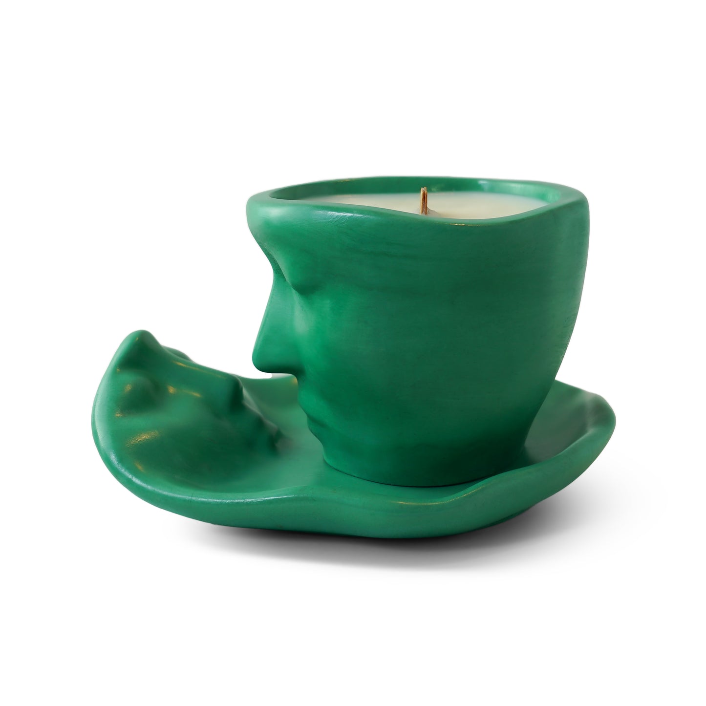 Duet Green Aroma Candles Gypsum