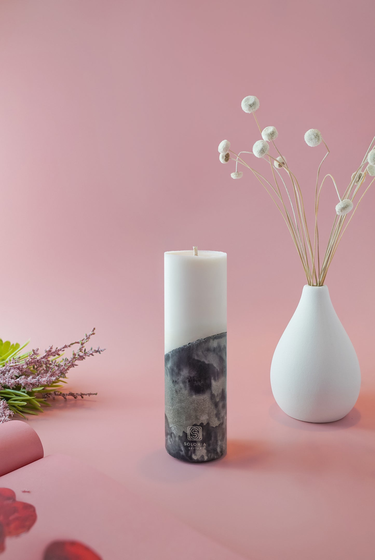 Concrete Black Designer Candle S