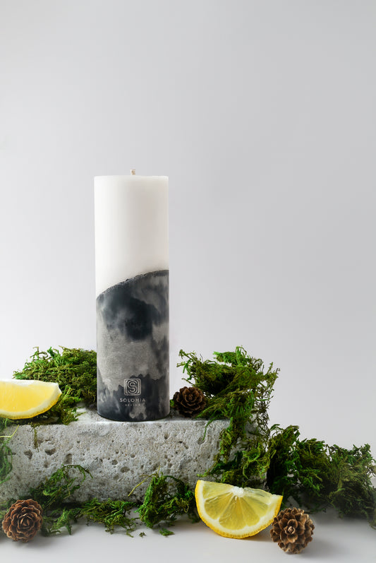 Concrete Black Designer Candle S