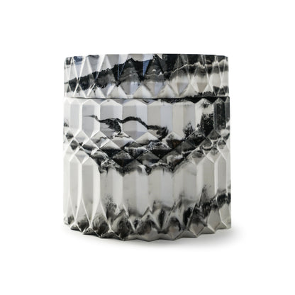 Geometry of Light Monochrome Aroma Candles Gypsum