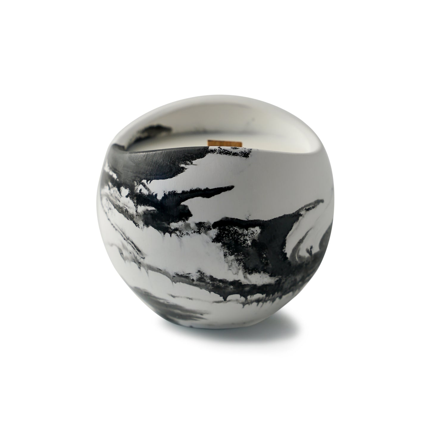 Sphere Monochrome Aroma Candles Gypsum