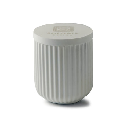 Conciseness White Aroma Candles Gypsum